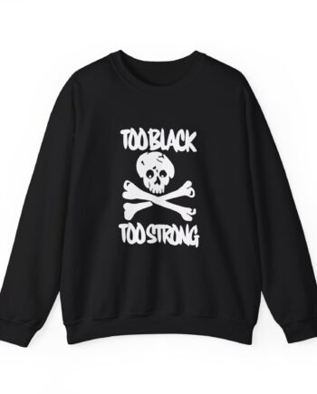 Asap Rocky Too Black Too Strong Unisex Heavy Blend™ Crewneck Sweatshirt