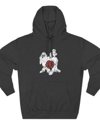 Angel Dust Backwards Three-Panel Fleece Hoodie