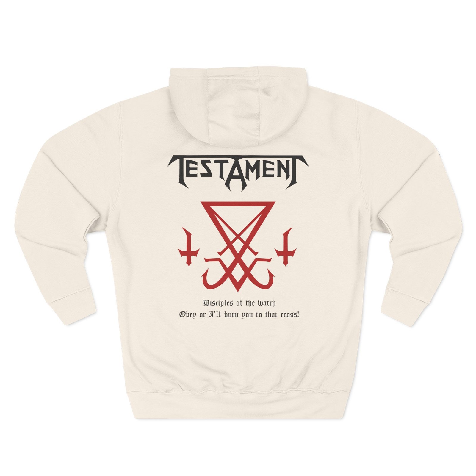 Testament Lucifer Three-Panel Fleece Hoodie