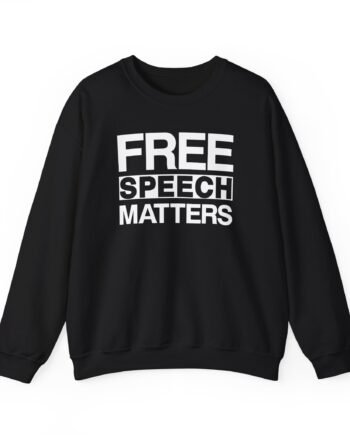 Louder With Crowder Free Speech Matters Unisex Heavy Blend™ Crewneck Sweatshirt