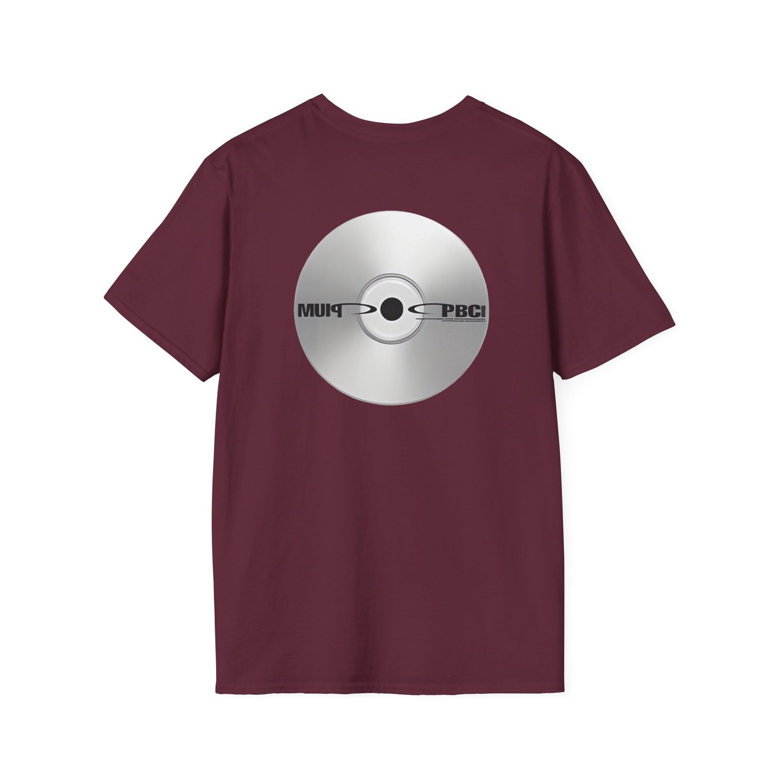 PC Iam Silver Disc Unisex Softstyle T-Shirt