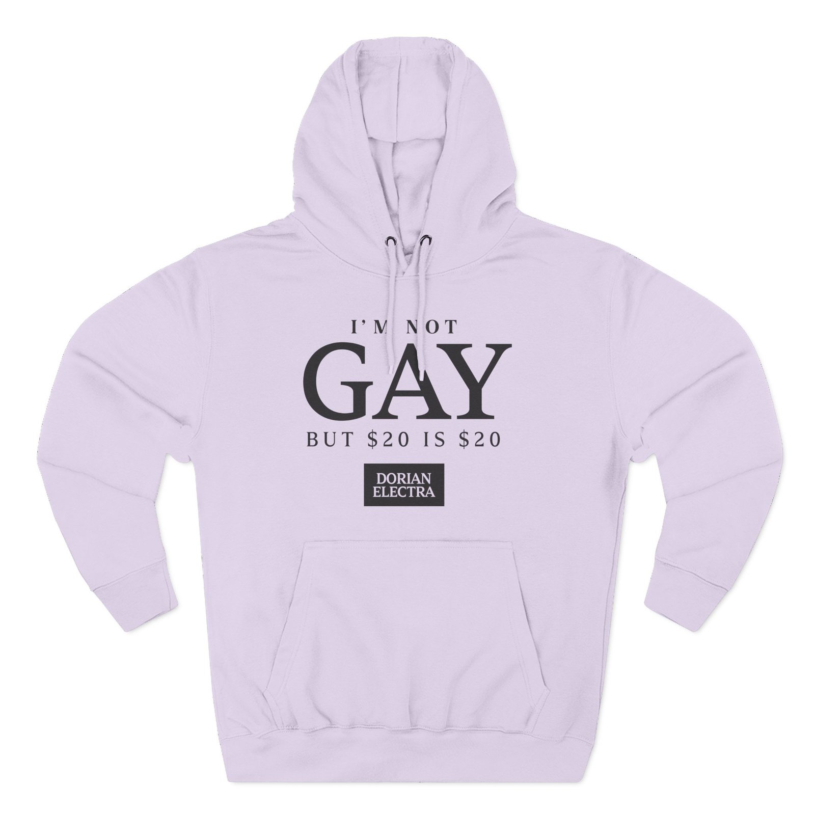 Dorian Electra I'm Not Gay Three-Panel Fleece Hoodie