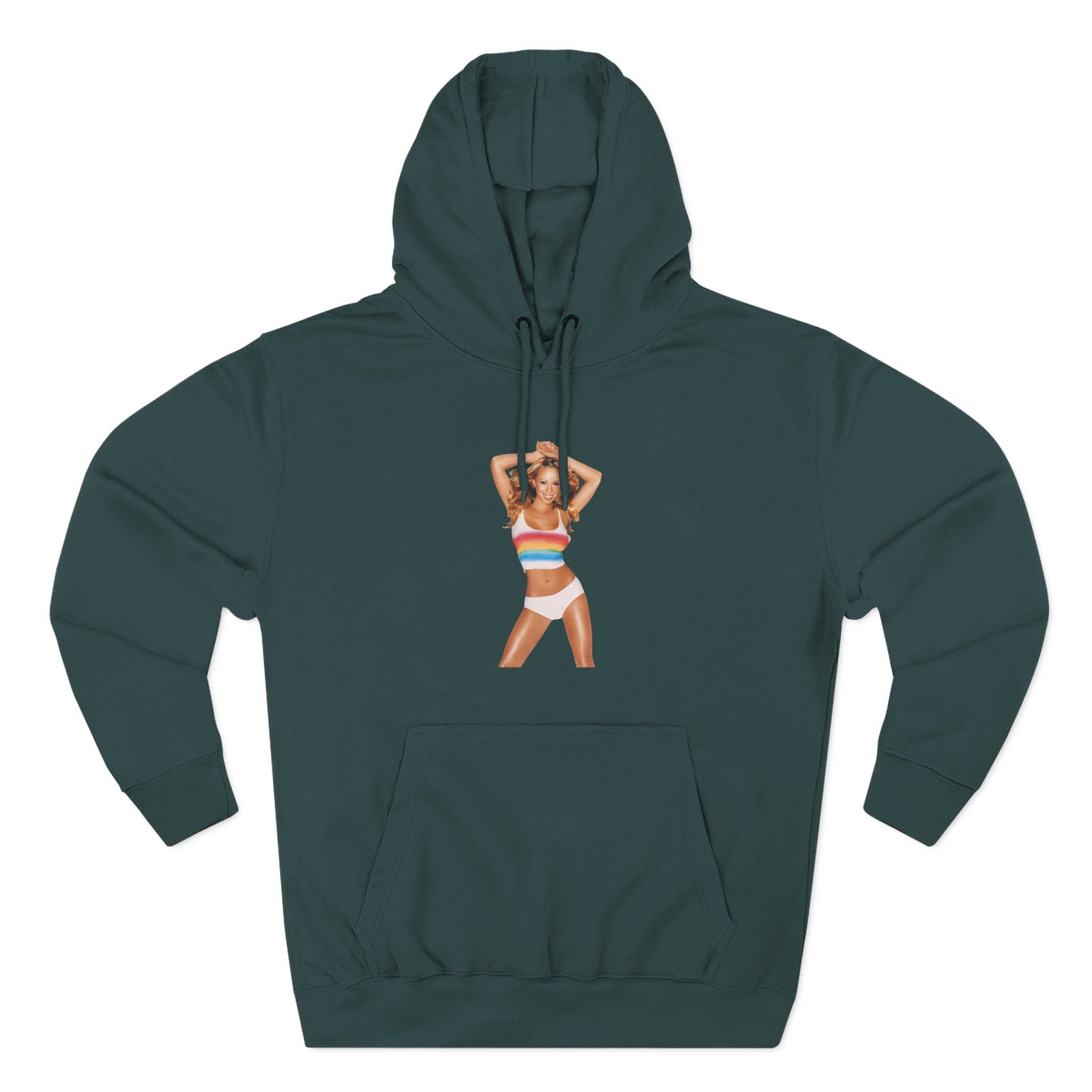 Mariah Carey Rainbow Three-Panel Fleece Hoodie